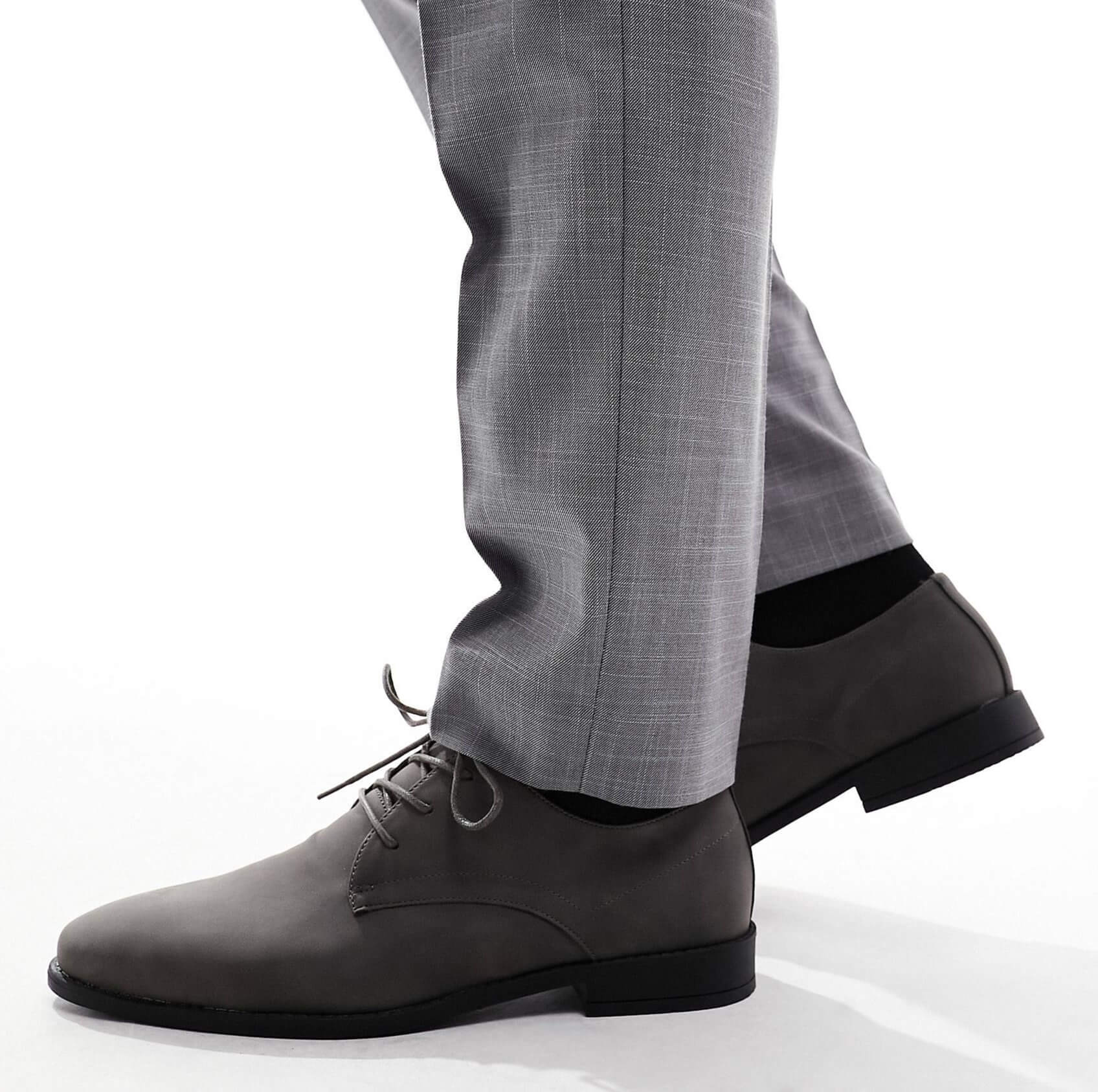 Туфли New Look Smart, темно-серый туфли женские сетчатые дышащие на толстой подошве со шнуровкой