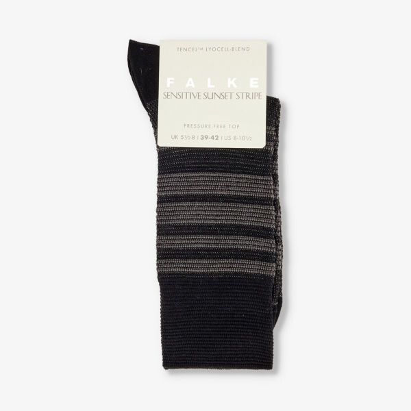 

Трикотажные носки sensitive sunset stripe Falke, черный