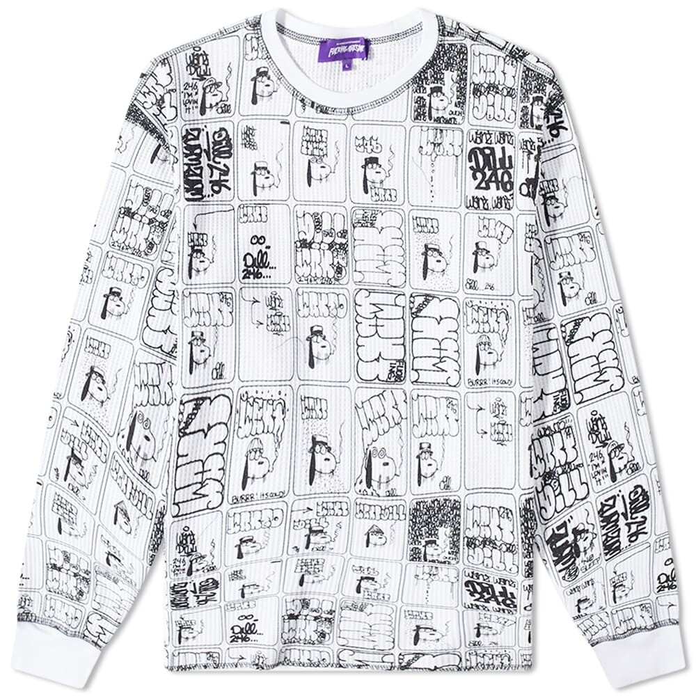

Футболка f*cking Awesome Long Sleeve Dill Wanto Thermal Tee, Серый