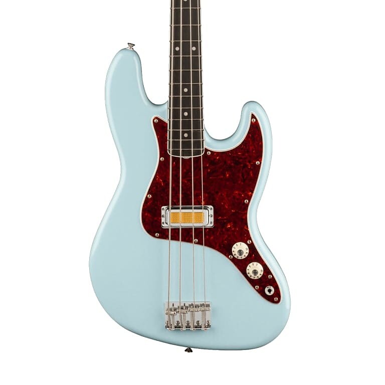 

Fender Gold Foil Jazz Bass Ebony Fingerboard Sonic Blue с сумкой для концерта