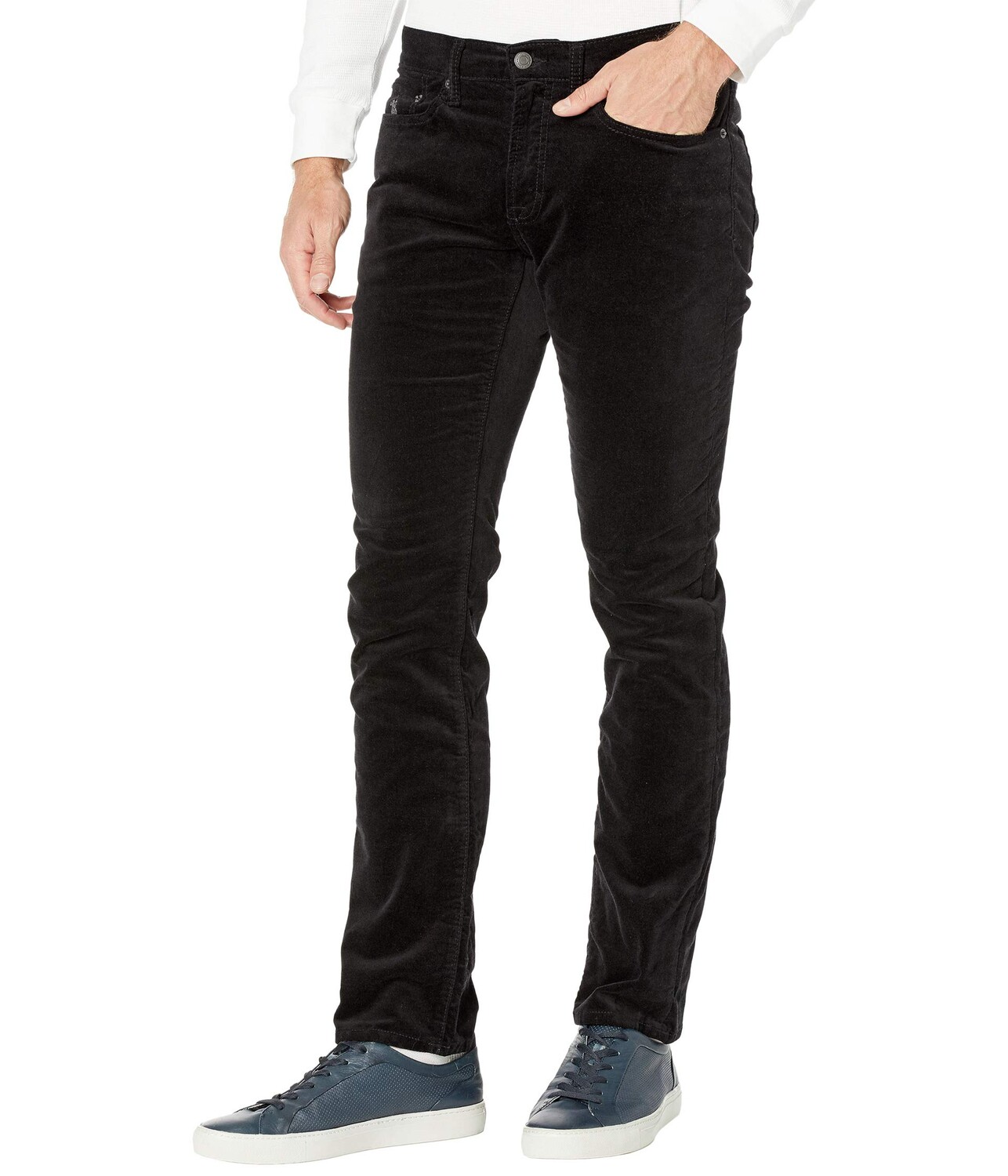 

Брюки U.S. POLO ASSN., Slim Straight Corduroy Pants, Черный