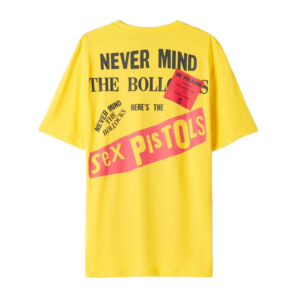 Футболка Bershka Party Collection Regular Fit Short Sleeve With Sex Pistols  Print, желтый – заказать с доставкой из-за рубежа через онлайн-сервис  «CDEK.Shopping»