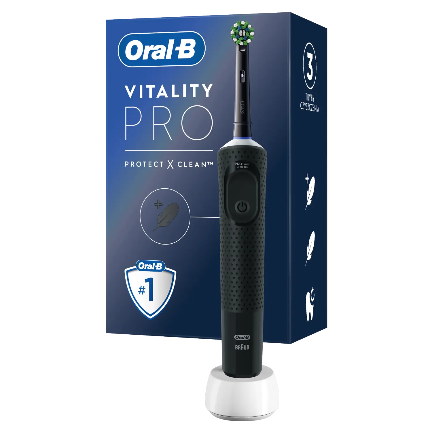 

Электрическая зубная щетка Oral-B Vital Pro Black