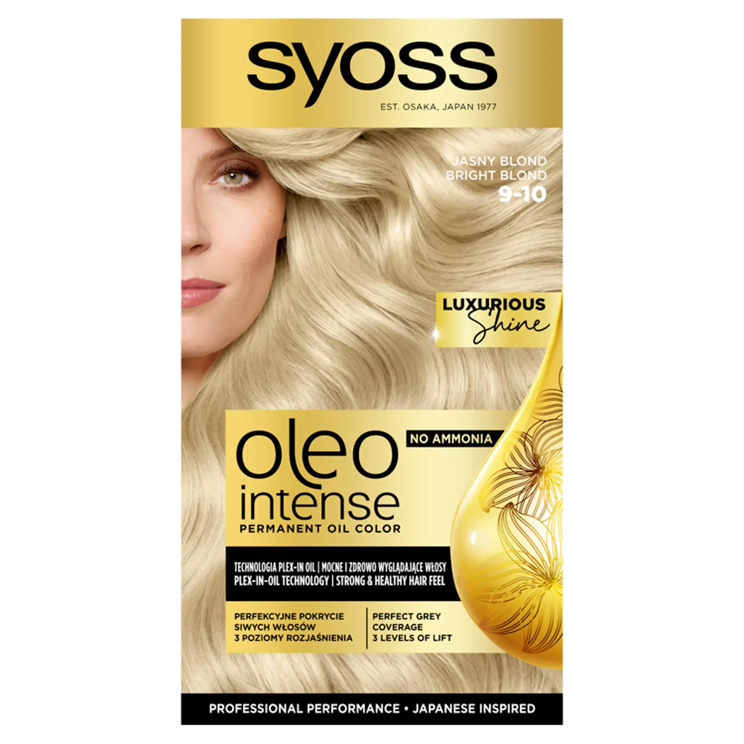 

Syoss Oleo Intense краска для волос 9-10 светло-русый без аммиака, 1 упаковка