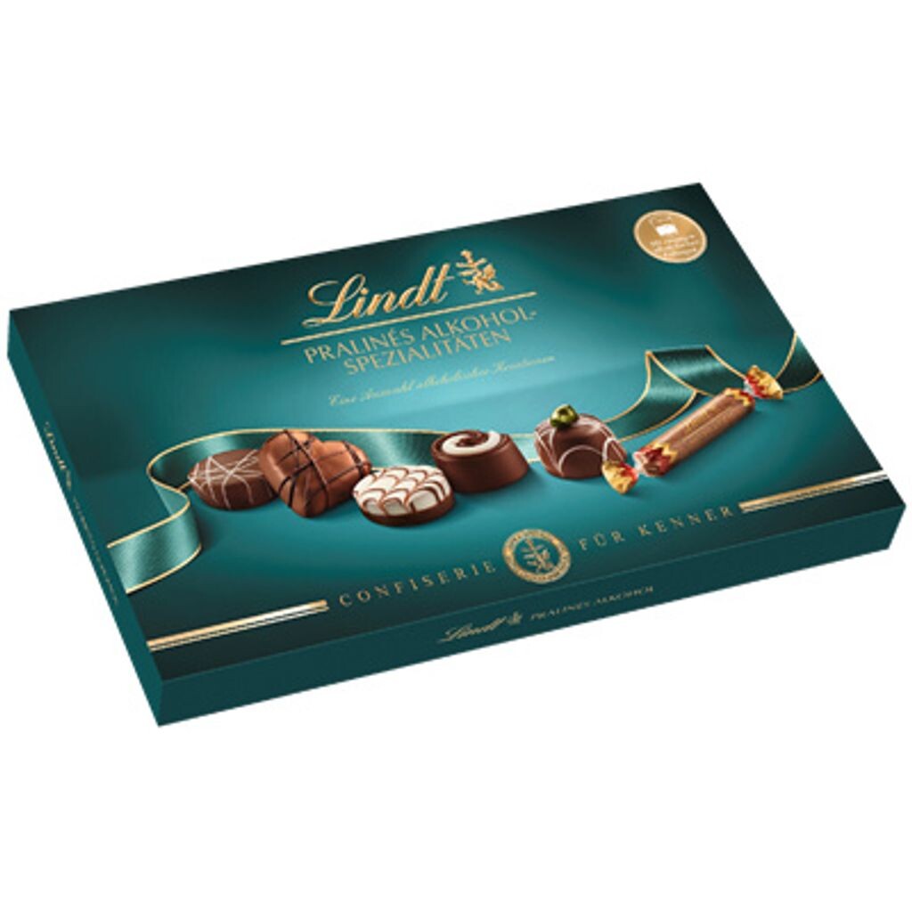 

Lindt Шоколадные конфеты для ценителей алкоголя - упаковка 200 г