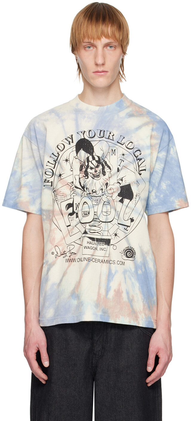 

Футболка Off-White с надписью «Follow Your Local Fool» Online Ceramics
