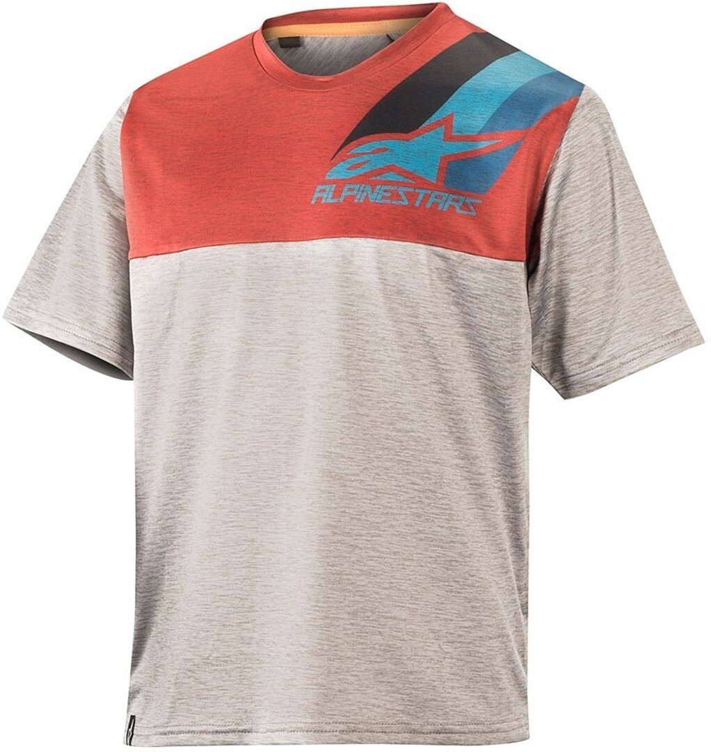 

Джерси Alpinestars Alps 4.0 SS Молодежи велосипедные, серо-красные