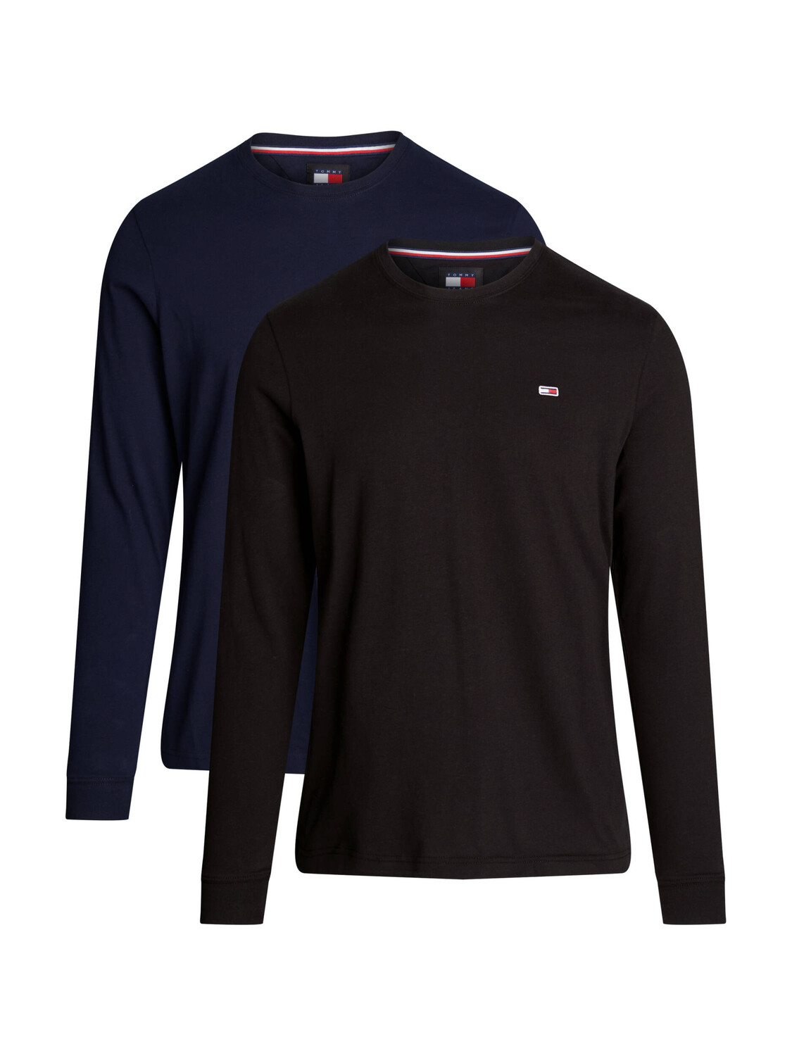 

Лонгслив Tommy Jeans 2-pack Regular Fit, черный