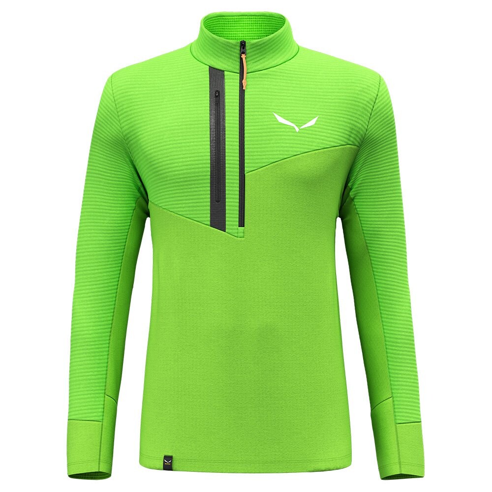 

Флис Salewa Vajolet Responsive Half Zip, зеленый