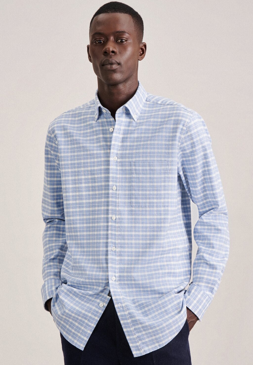 

Рубашка CASUAL Seidensticker, цвет light blue