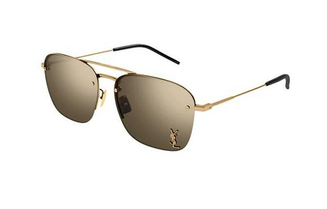 

SAINT LAURENT Солнцезащитные очки унисекс, Gold