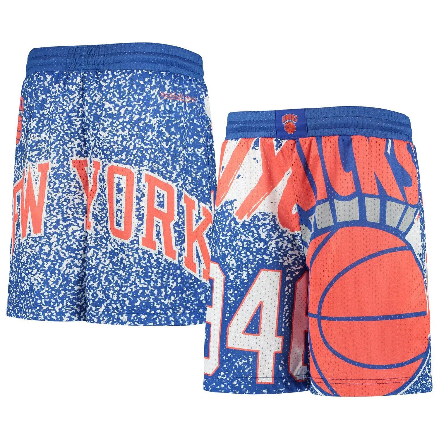 

Молодежные синие шорты Mitchell & Ness New York Knicks Hardwood Classics Jumbotron Unbranded
