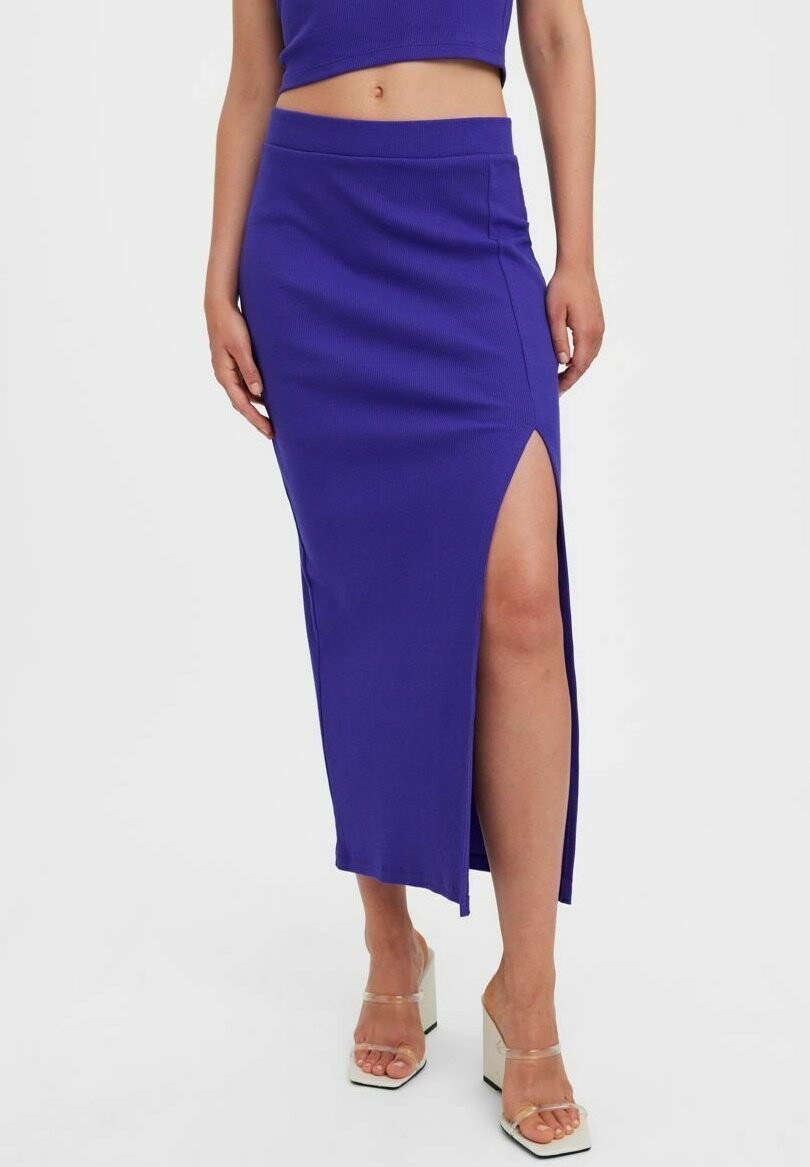 

Длинная юбка Vero Moda, синий
