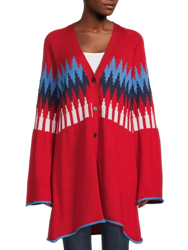 

Кардиган Sonia Rykiel из смесовой шерсти, красный