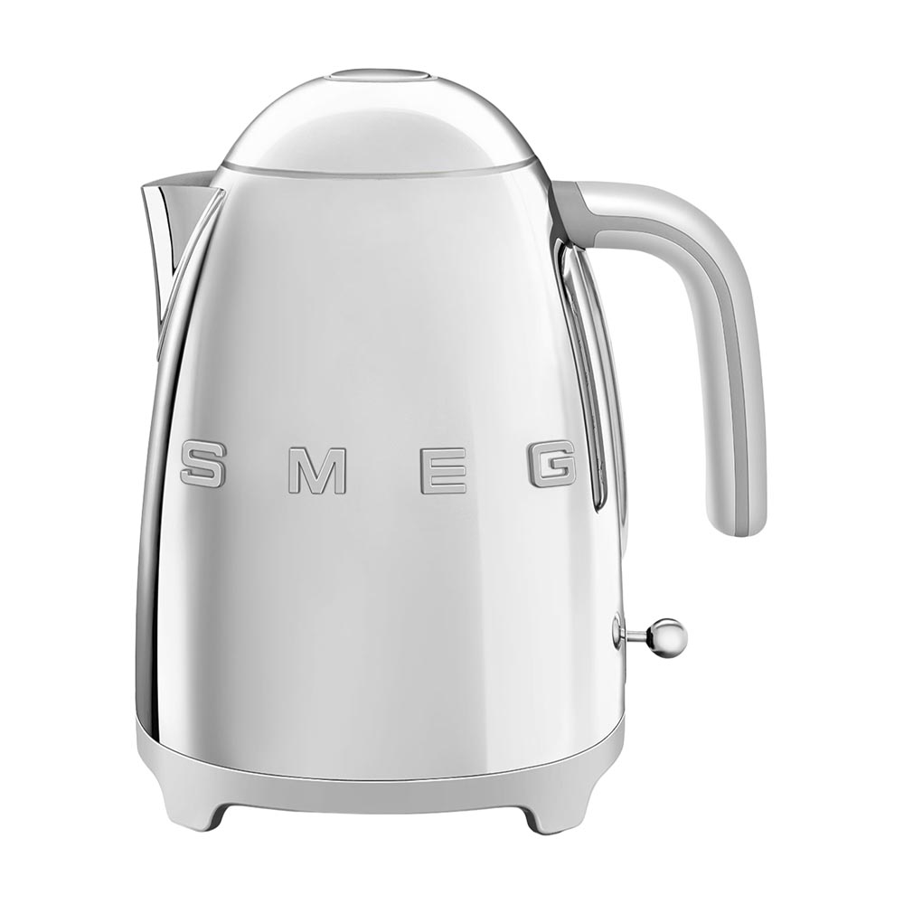 Электрический чайник Smeg KLF03, серебряный чайник smeg klf03 белый матовый