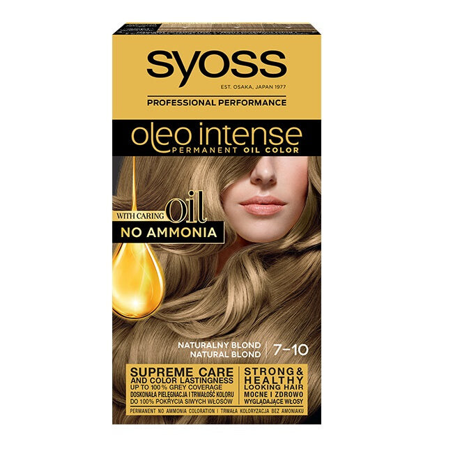 

Syoss Стойкая краска для волос Oleo Intense с маслами 7-10 Натуральный Блонд