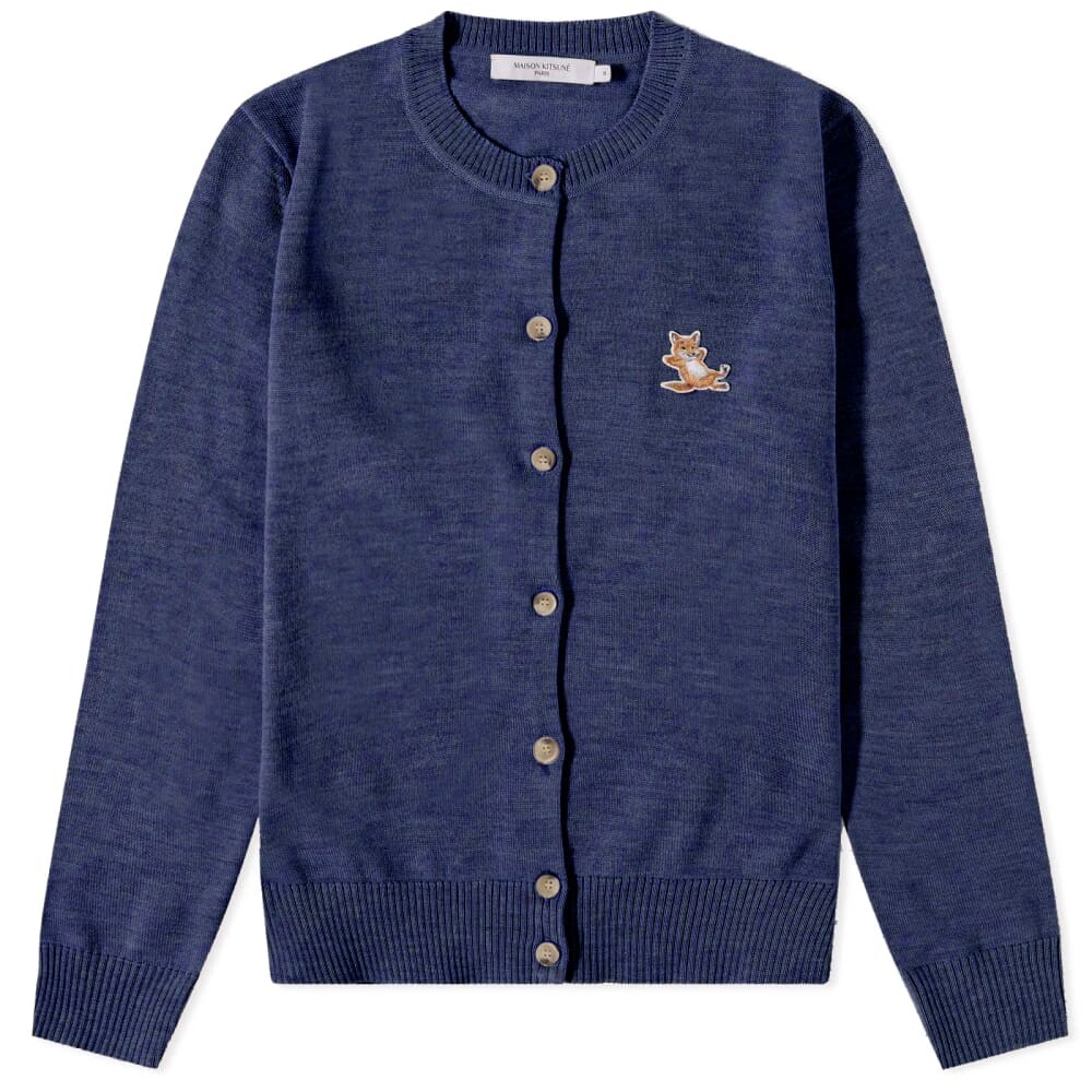 

Джемпер Maison Kitsune Chillax Fox Patch Adjusted R-Neck Cardigan