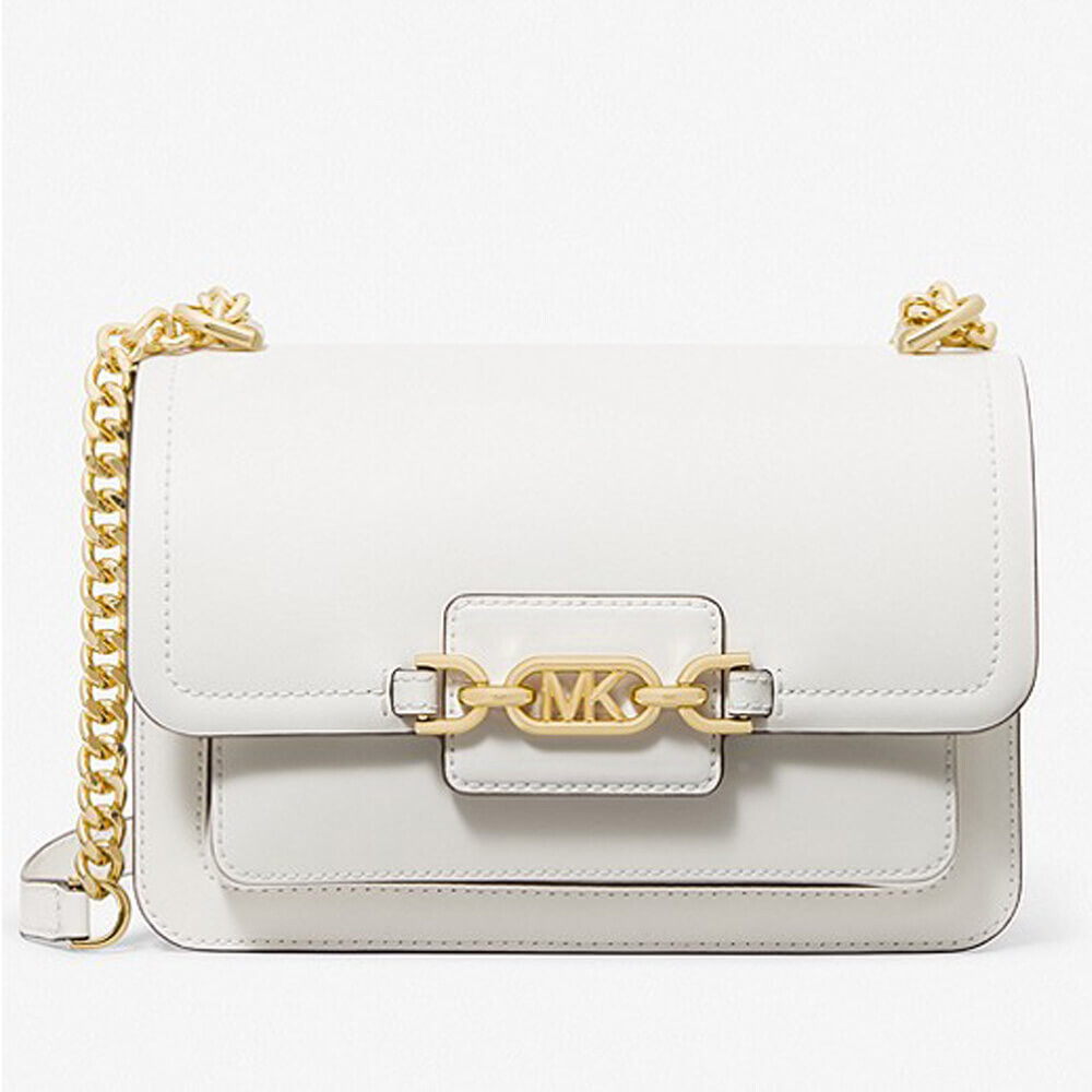 

Сумка кросс-боди Michael Michael Kors Heather Large Leather, белый