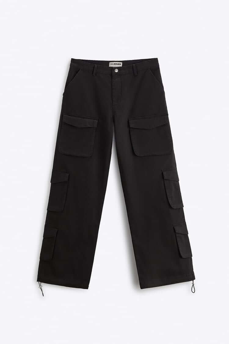 

Брюки Zara Utility X Rhuigi Limited Edition, черный
