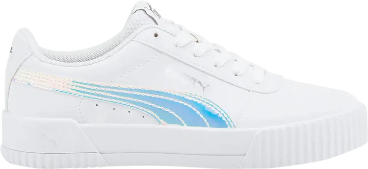 

Кроссовки Puma Carina Holo Jr White Silver, белый