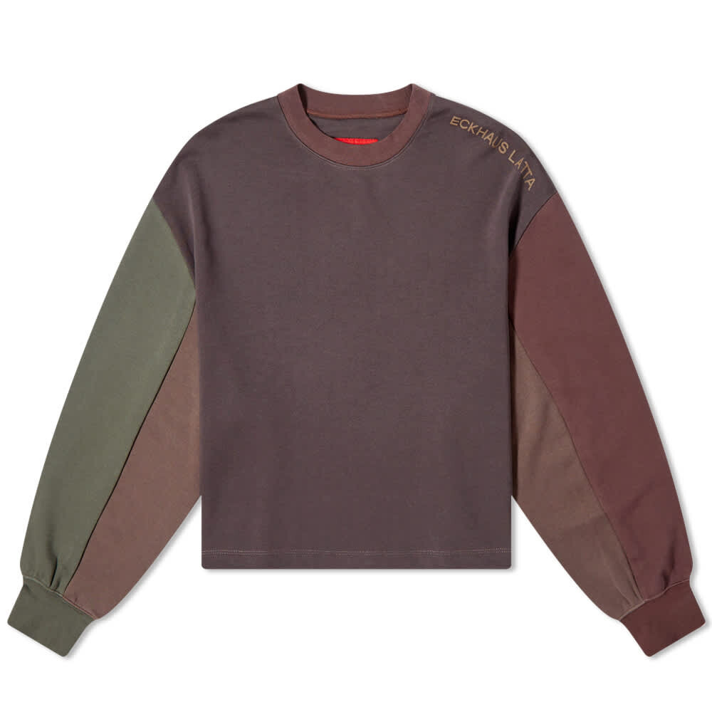 

Толстовка Eckhaus Latta Panel Crew Sweat