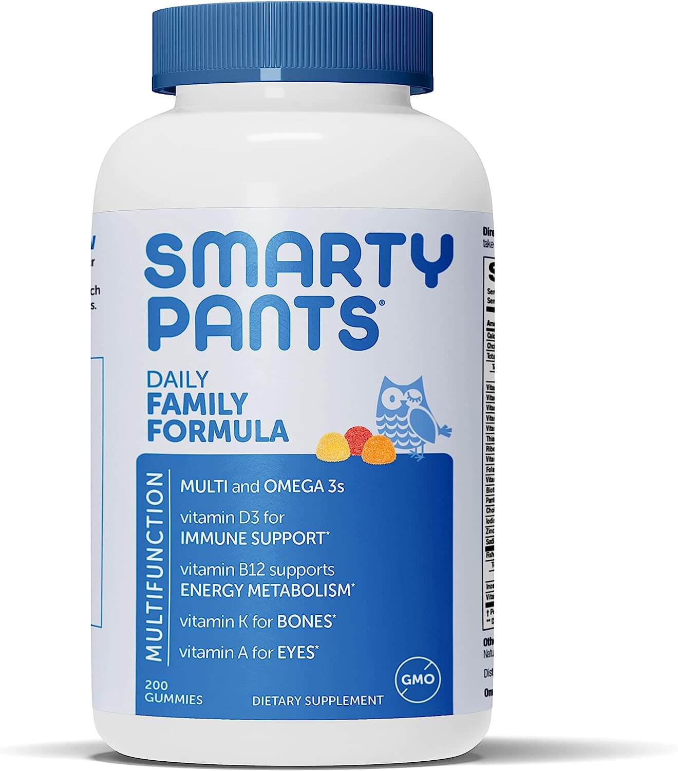 Комплекс для всей семьи SmartyPants Daily Family Formula, 200 жевательных таблеток бад для мужского здоровья man s formula больше чем поливитамины цинк витамин с d3 30 шт