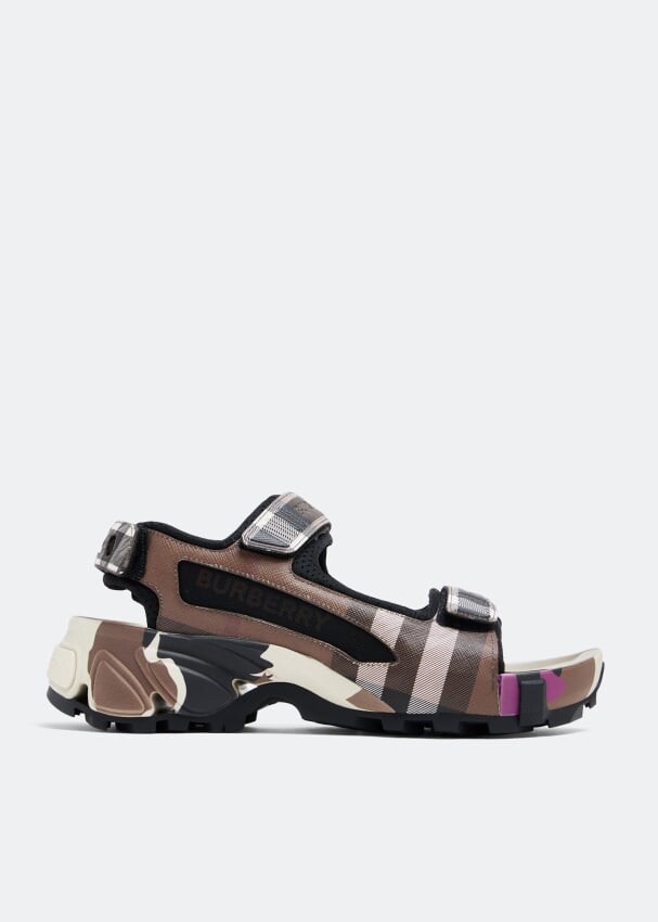 

Сандалии BURBERRY Check Arthur sandals, принт