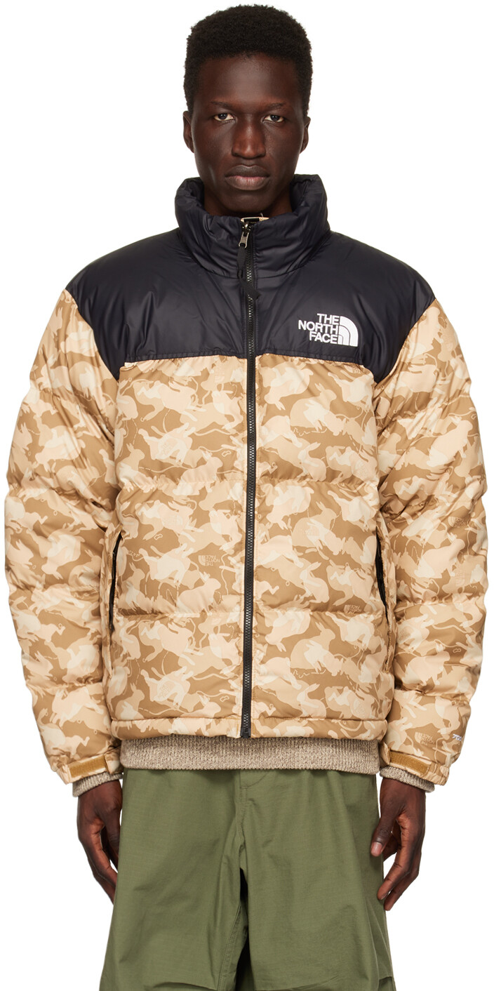 

Коричнево-черный пуховик 1996 Retro Nuptse The North Face