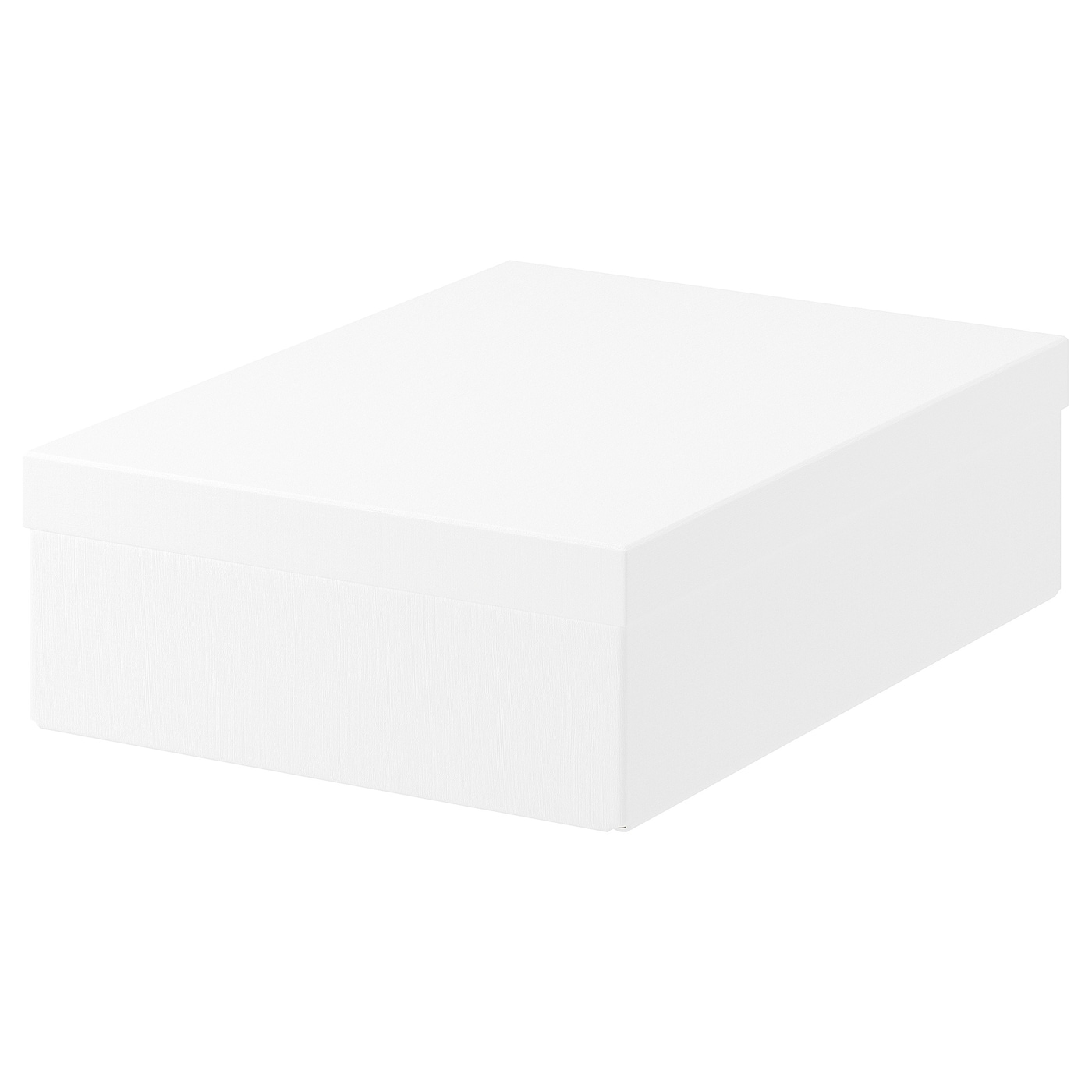 TJENA ТЬЕНА Коробка с крышкой, белый, 25x35x10 см IKEA
