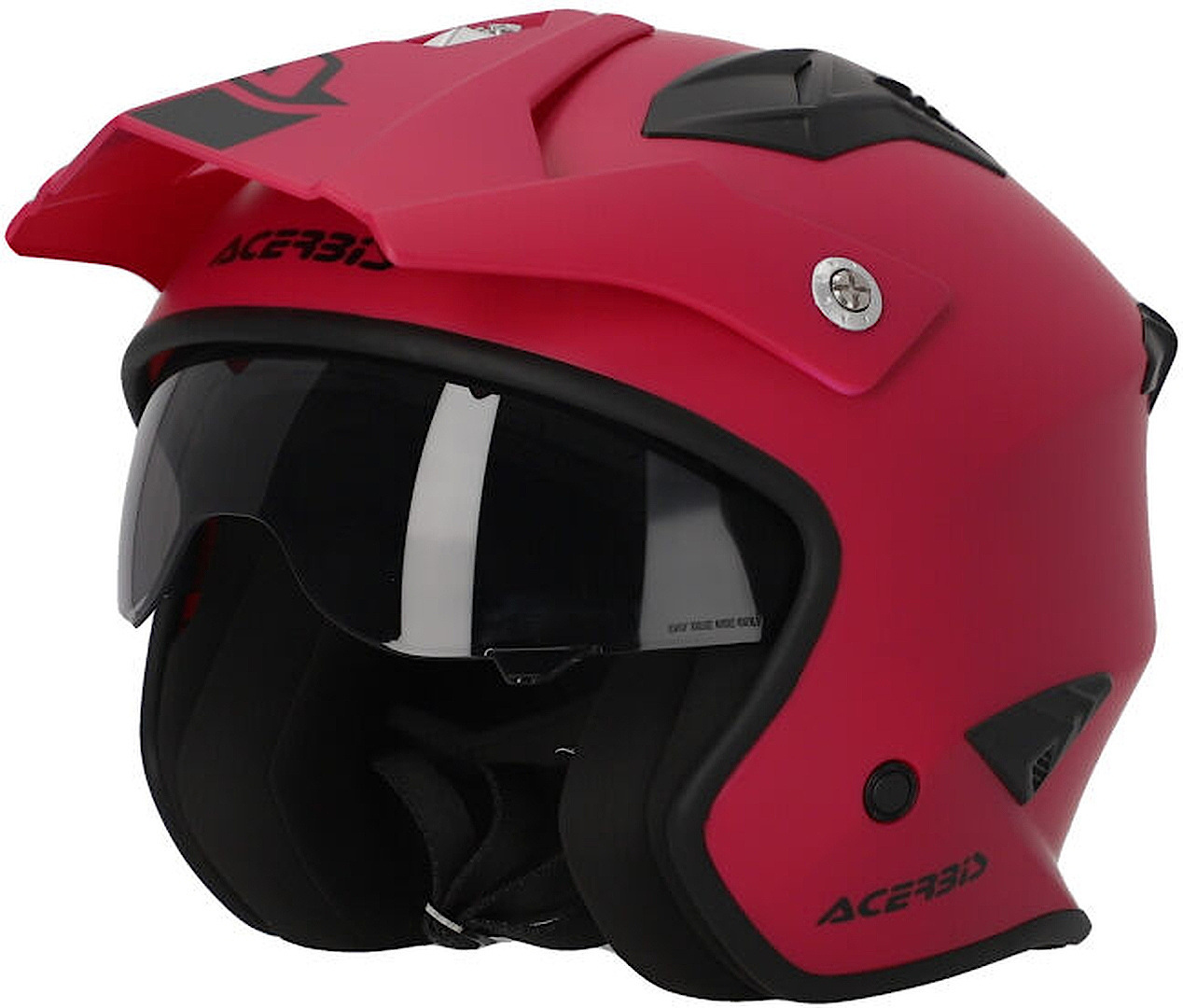 Шлем Acerbis Aria 2023 Solid реактивный, красный шлем acerbis aria 2023 solid реактивный серый