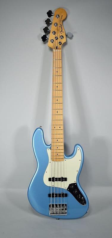 

2021 Fender Player Plus Jazz Bass V Opal Spark Finish Electric Bass с сумкой