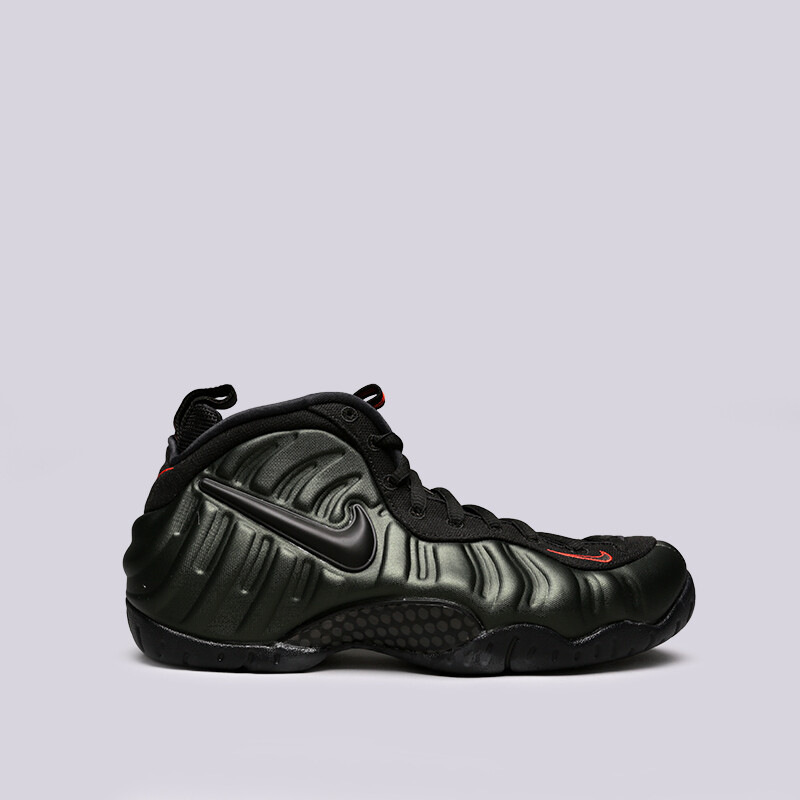 

Кроссовки Nike Air Foamposite Pro, черный/темно-зеленый/оранжевый
