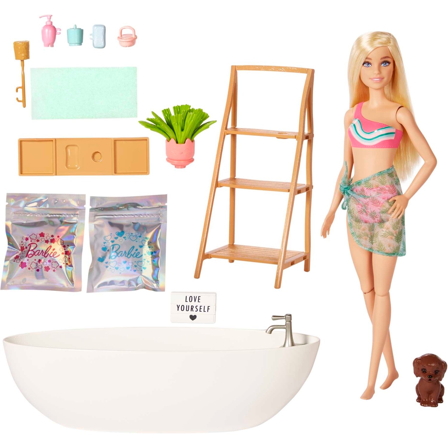 цена Игровой набор Barbie Wellness День в спа