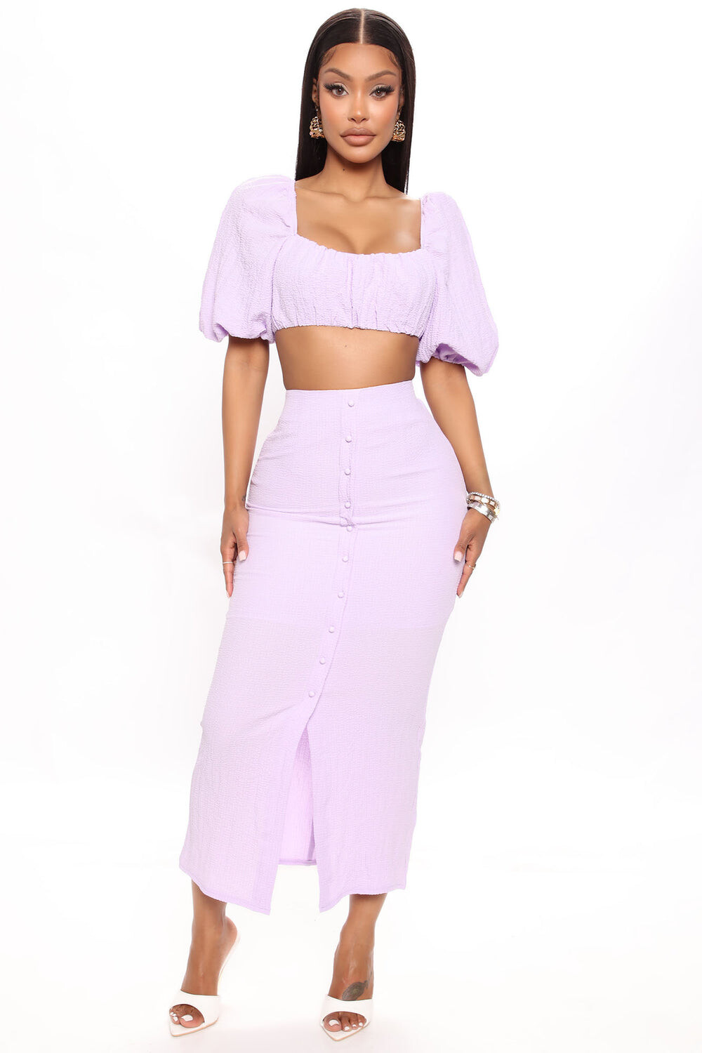 

Юбка Fashion Nova HF22E642SET, лавандовый