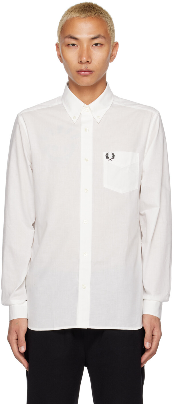 

Белая рубашка M4695 Fred Perry