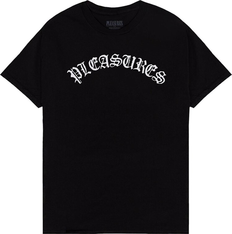 

Футболка Pleasures Old E Logo T-Shirt 'Black', черный