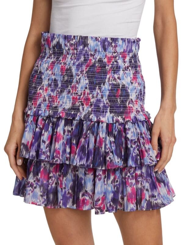 

Присборенная мини-юбка naomi Isabel Marant Étoile Blue