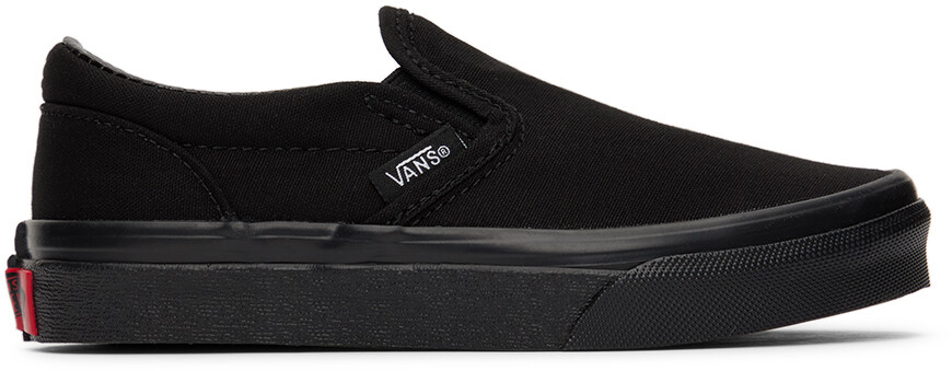 

Детские черные классические слипоны для маленьких детей Vans