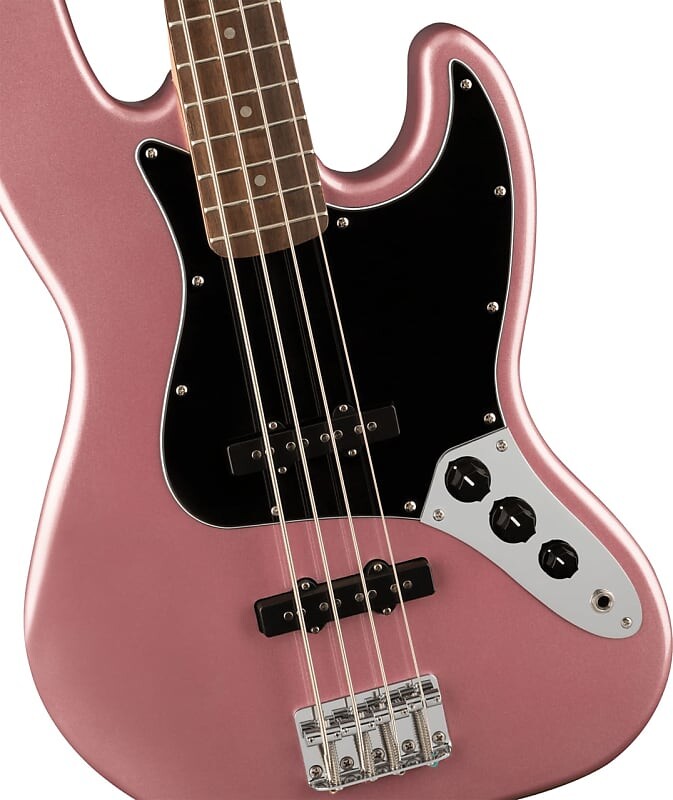 

Squier Affinity Series Jazz Bass Laurel Fingerboard, черная накладка, бордовый туман Fender