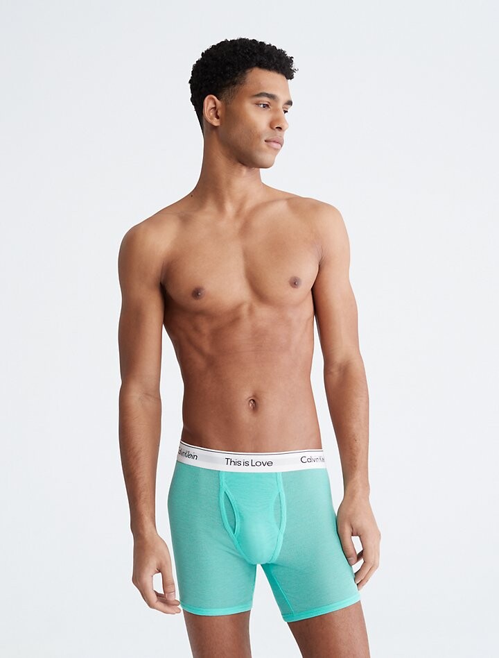 

Сетчатые трусы-боксеры Pride This Is Love Calvin Klein, зеленый