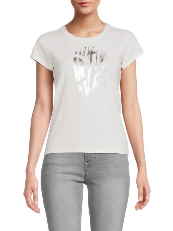 

Футболка Calvin Klein с логотипом, soft white