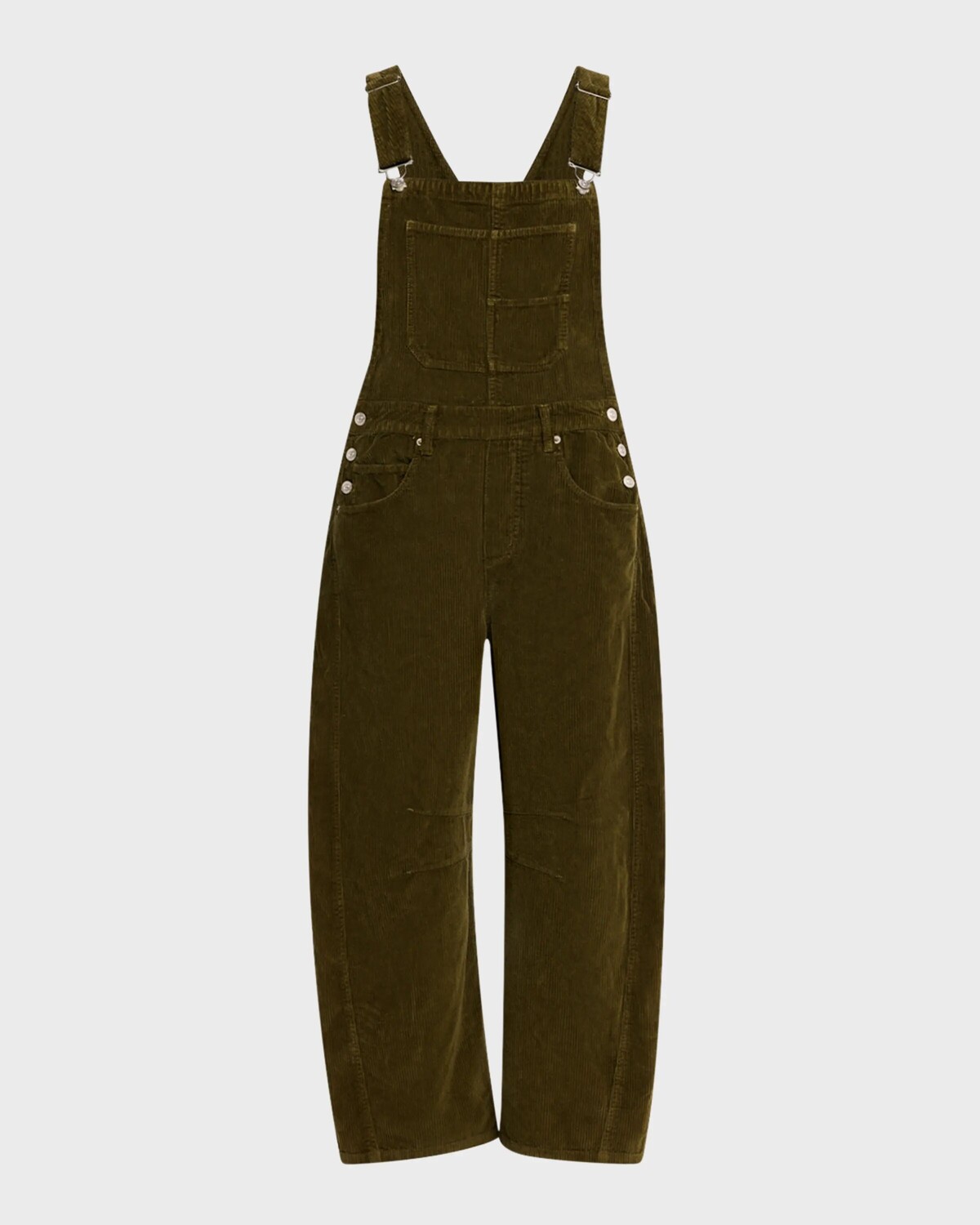 

Вельветовый комбинезон We The Free Good Luck Free People, цвет Fir Green