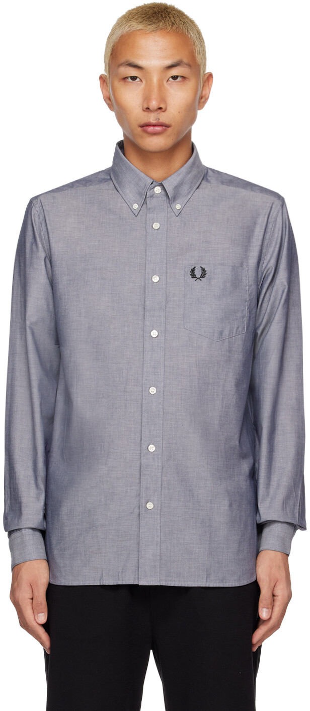

Серая рубашка M4695 Fred Perry