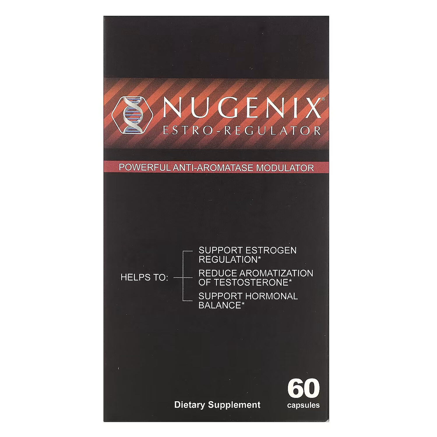

Nugenix, Estro-Regulator, мощный модулятор антиароматазы, 60 капсул