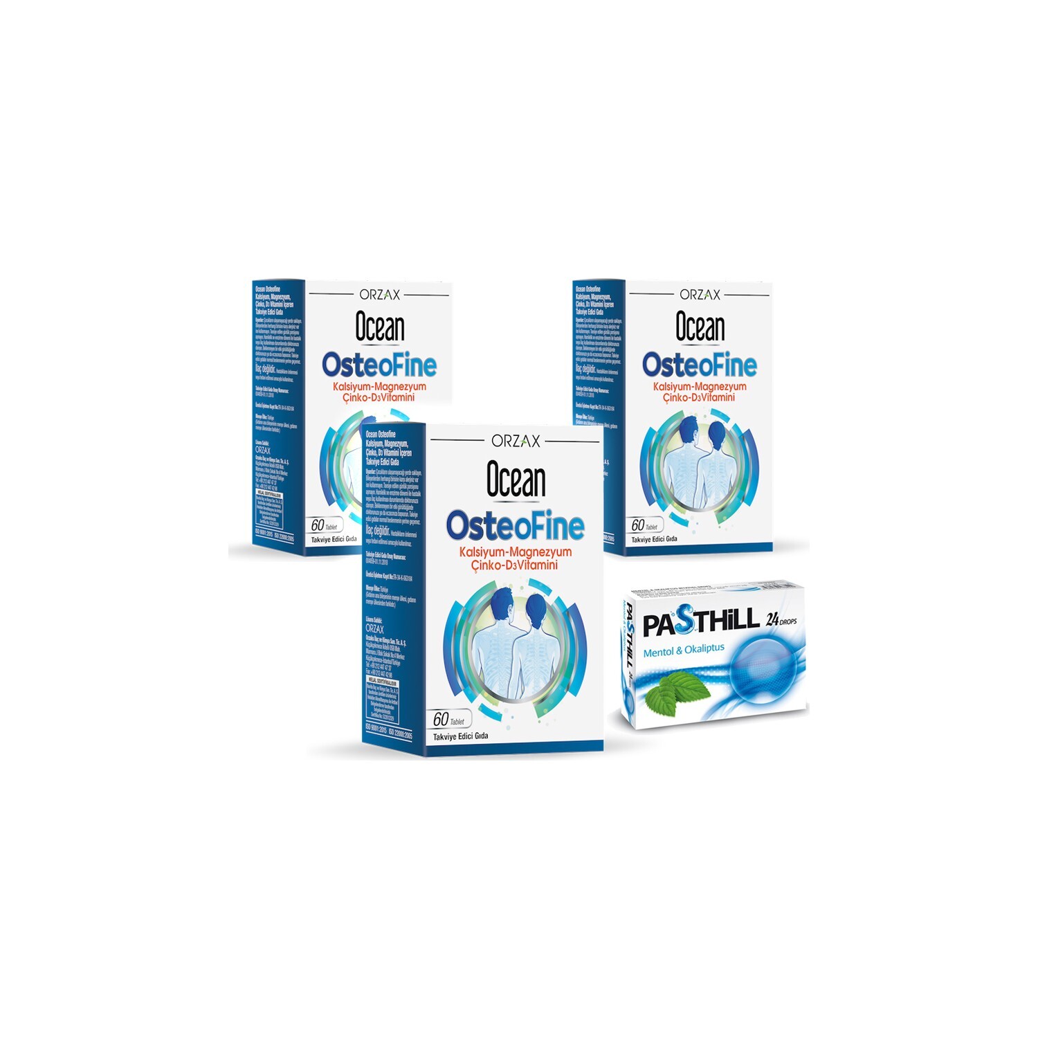 

Orzax Ocean Osteofine 60 таблеток x 3 шт. + пастилки