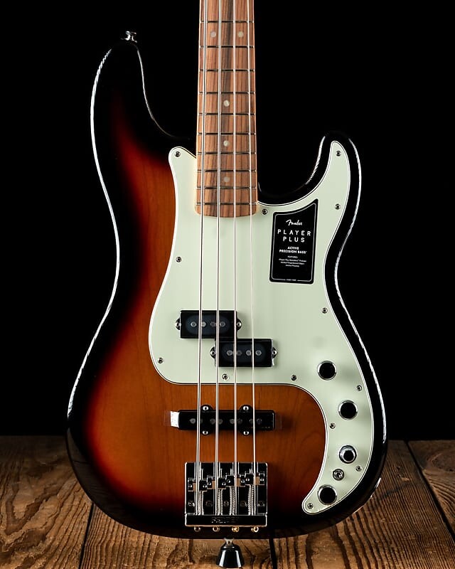 

Гитара Fender Player Plus Precision Bass, солнечные лучи