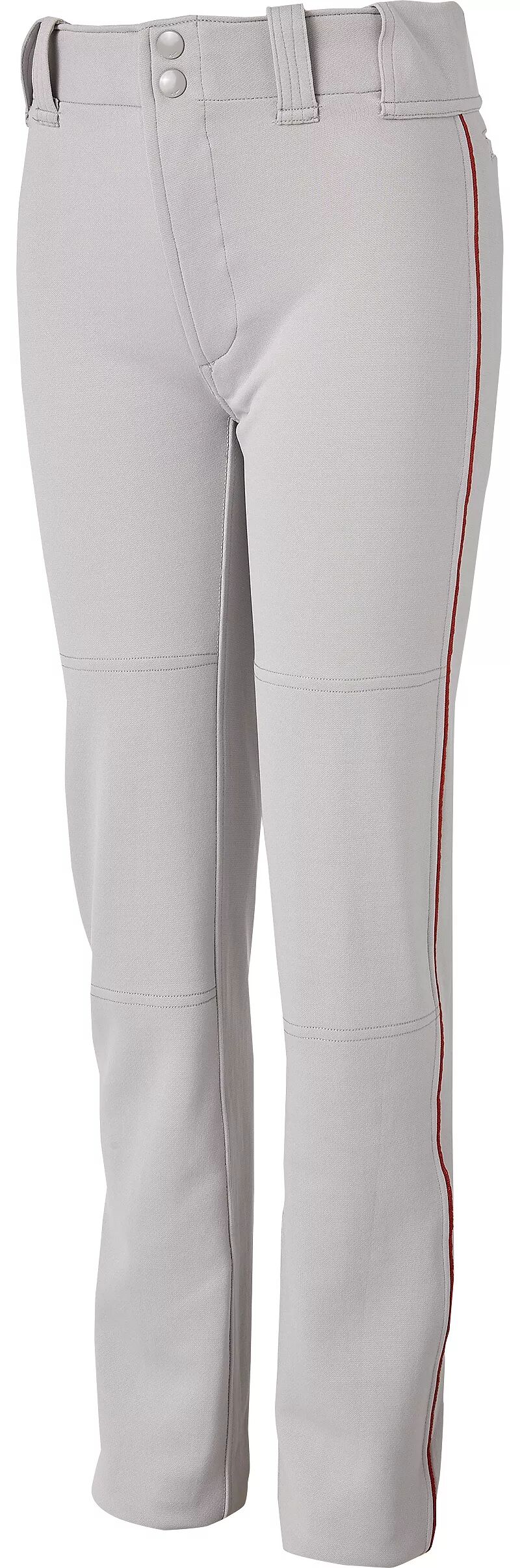 Мужские бейсбольные брюки Mizuno MVP Pro с окантовкой, серый/алый бейсбольные брюки 22
