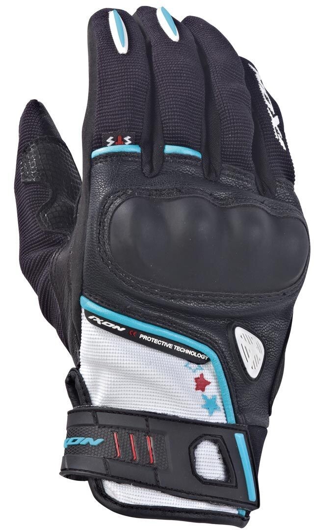

Ixon RS Grip Lady HP Женские перчатки, черный/белый/синий