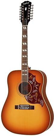 12-струнная акустическая электрогитара Epiphone Hummingbird Aged Cherry Sunburst IGMTHUM12 ACH электроакустическая гитара epiphone hummingbird aged cherry sunburst