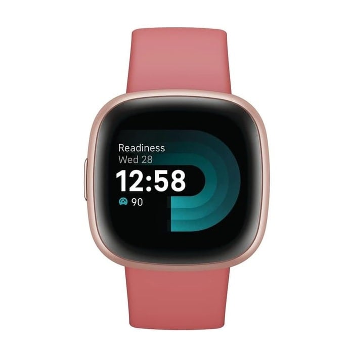 Умные часы Fitbit FB523RGRW Versa 4, песочно-розовый/медно-розовый - фото